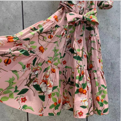 Vintage Růžové Podzimní Svatební Šaty