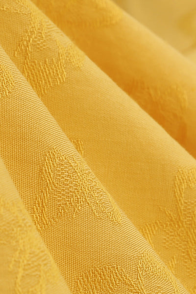 Žluté Vintage Šaty S Límečkem