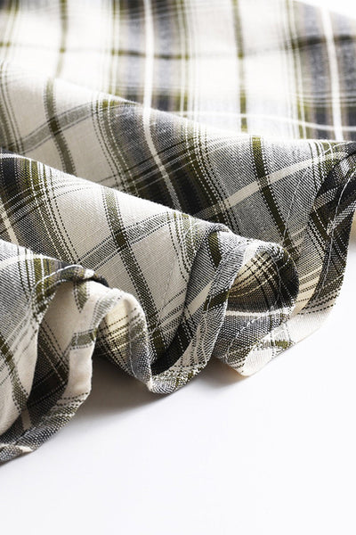 Vintage Kostkované A-Line Šaty Z 50. Let