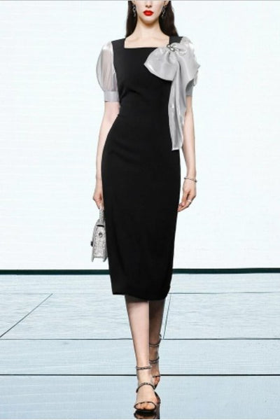 Vintage Petite Černé Šaty