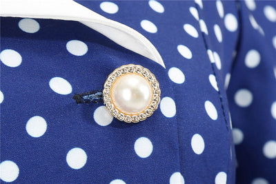 Okouzlující Modré Šaty 50. Let