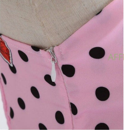 Vintage Puntíkované Šaty