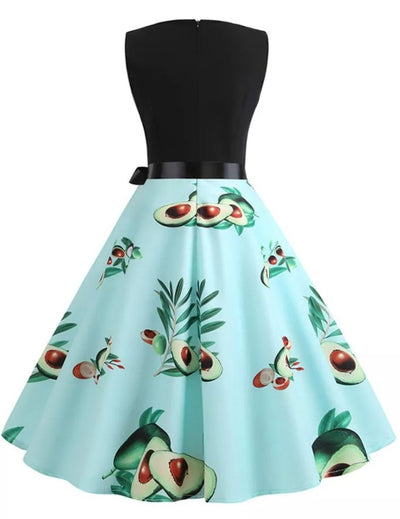 Pastelově Modré Šaty Z 50. Let