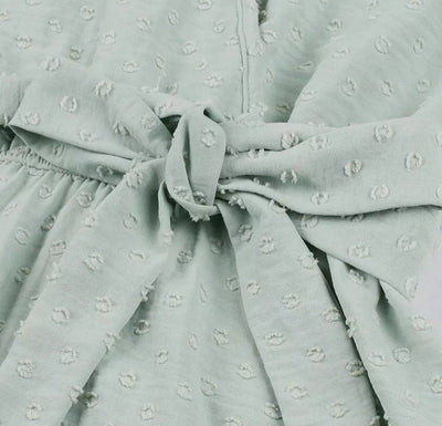 Jednobarevné Zelené Šaty Z 50. Let