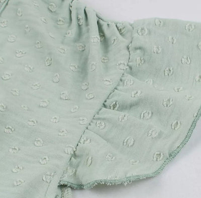 Jednobarevné Zelené Šaty Z 50. Let