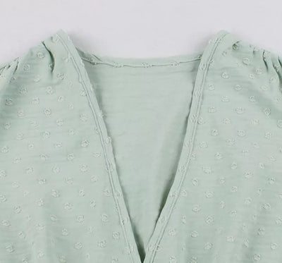 Jednobarevné Zelené Šaty Z 50. Let