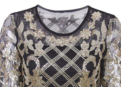 Vintage Zlaté Šaty 20. Let