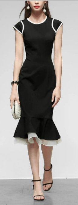 Šaty S Tužkou 40. Let