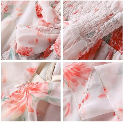 Vintage Šaty 40. Let Světle Korálové