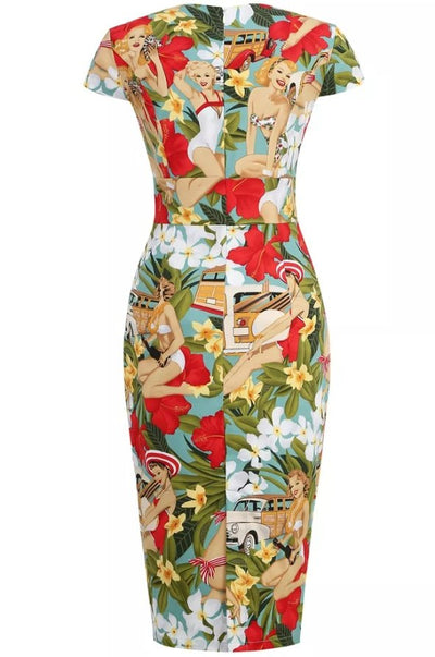 Šaty S Tužkou 60. Let