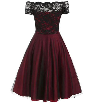 Krajkové Šaty Z 50. Let