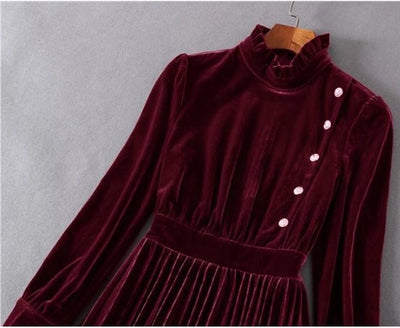 40. Léta 50. Léta Šaty Červené