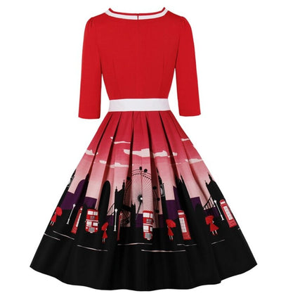 Londýnské Šaty Pro Nadměrnou Velikost 50. Let