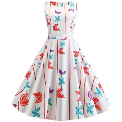 Jednoduché Šaty Z 50. Let