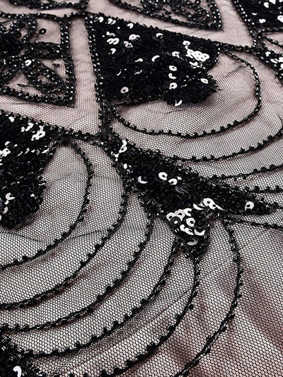 Růžové Haute Couture Dlouhé Šaty Gatsby