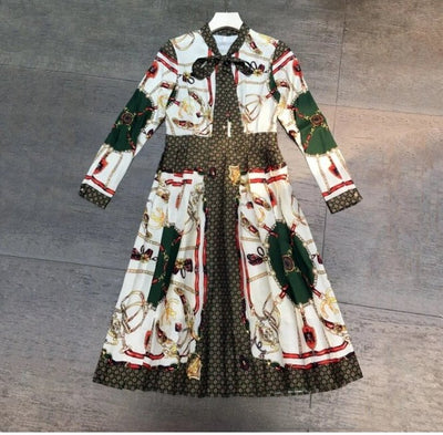 Vintage Růžové Midi Šaty