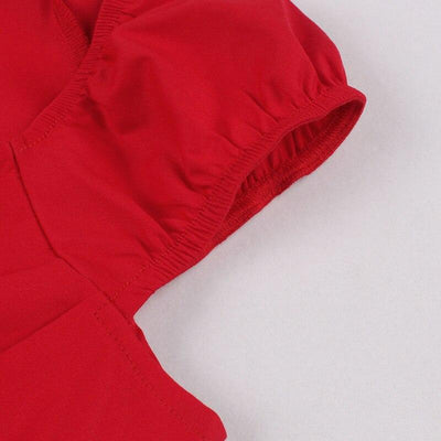 Červené Šaty Z 60. Let Bez Ramínek