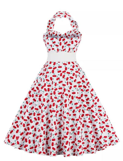 Šaty Skater Z 50. Let Bílé