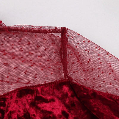 Sametové Večerní Šaty Z 50. Let