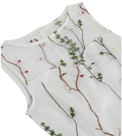 Vintage Květinové Šaty Ve Stylu 50. Let