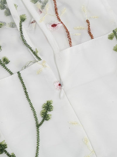 Vintage Květinové Šaty Ve Stylu 50. Let