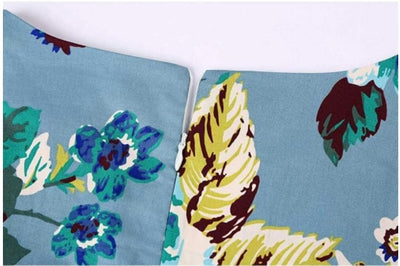 Vintage Květinové Tunikové Šaty