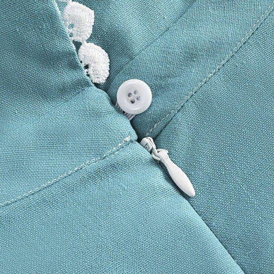 Tyrkysové Šaty Z 50. Let