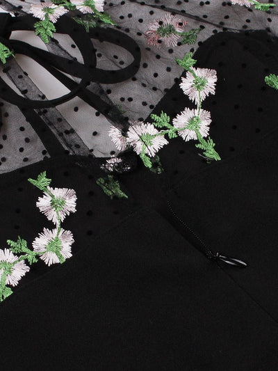 Vintage Černé Šaty Velikosti 50. Let