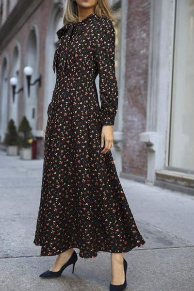 Vintage Splývavé Černé Šaty Ze 40. Let