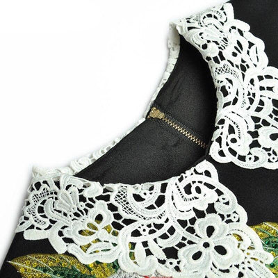 Vintage Šaty 40. Let Velké Růže