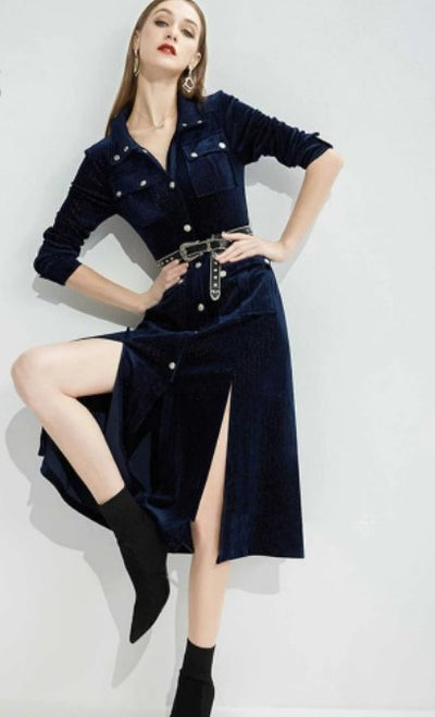 Vintage Zimní Šaty Ze 40. Let