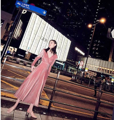 Vintage 40s Obyčejné Šaty Růžové