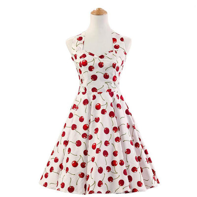 Vintage Třešňové Šaty Z 50. Let