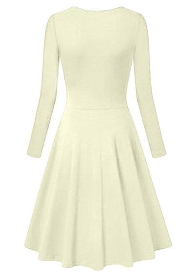 Vintage 60s Plus Size Béžové Šaty