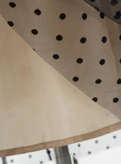 Preppy Vintage Šaty Černé