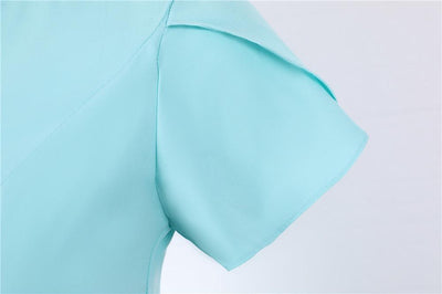 Vintage Šaty Knoflíky Modré