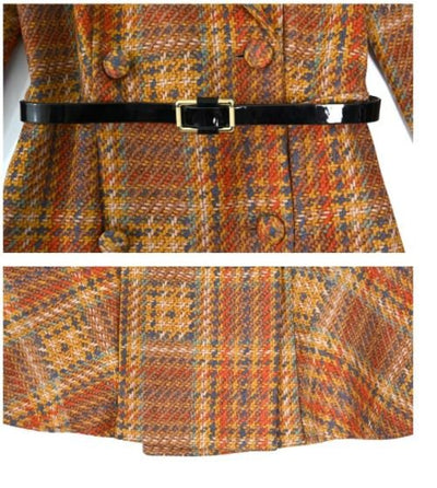 Vintage Kanadské Kávové Šaty