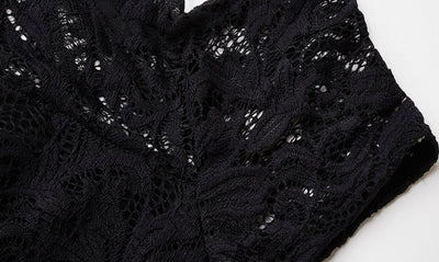 Vintage Černé Slavnostní Šaty