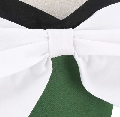 Vintage Zelené Slavnostní Šaty