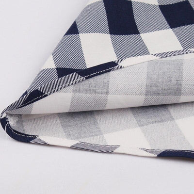 Vintage Šekové Bavlněné Šaty