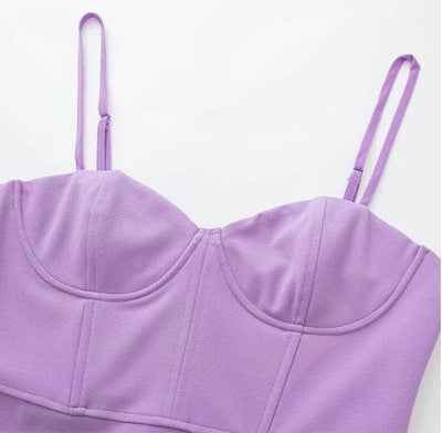 Vintage 40. Tužkové Šaty Levandule