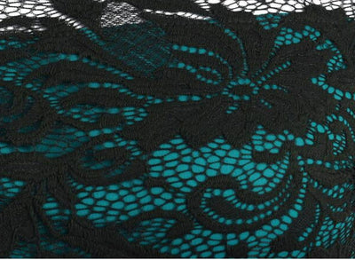 Vintage Zelené Krajkové Šaty Z 50. Let