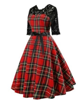 Vintage Krajkové Šaty