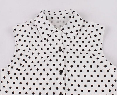 Vintage Černé A Bílé Dámské Šaty