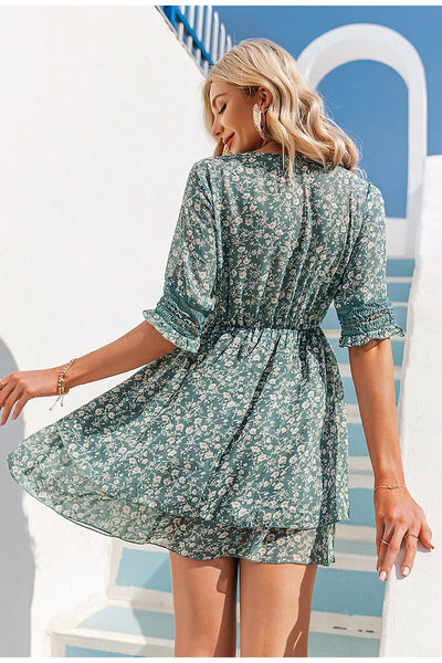 Vintage Splývavé Šaty