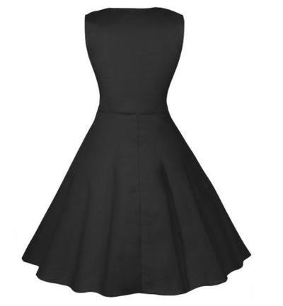 Vintage Velké Velikost 50. Květinové Šaty