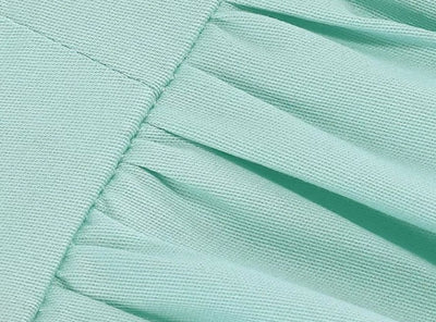 Vintage Tyrkysové Šaty Velké Velikosti S Vysokým Pasem