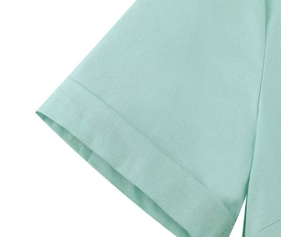 Vintage Tyrkysové Šaty Velké Velikosti S Vysokým Pasem