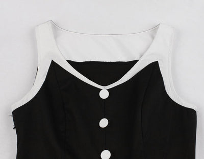 Vintage Šaty Hepburn Černé