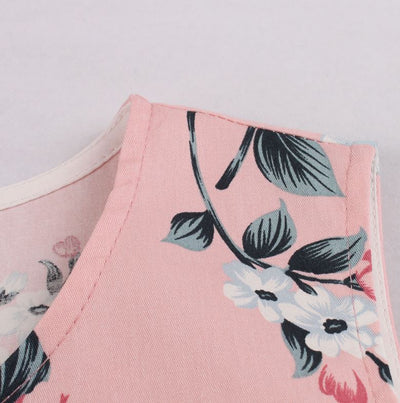 Vintage Růžové Šaty Hepburn